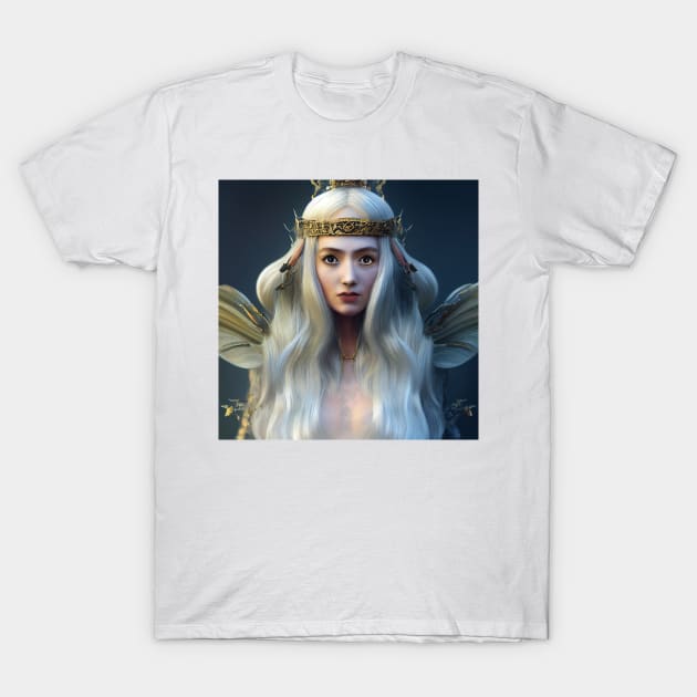 Beautiful Elf Fairy Queen T-Shirt by MyMagicalPlace